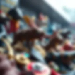 Visual representation of diverse NFT artworks.