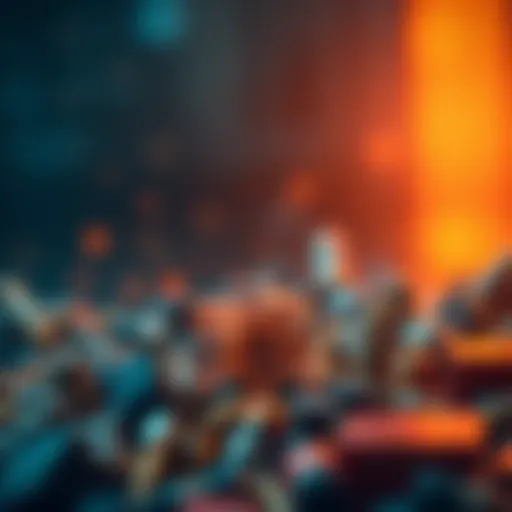 Abstract representation of digital assets