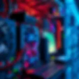 Advanced Home Crypto Mining Setup Advanced home crypto mining setup featuring hardware and cooling systems