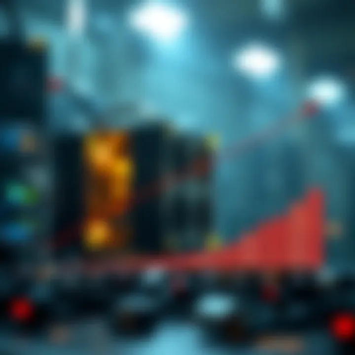 Energy Consumption vs Profitability in Crypto Mining Graph depicting energy consumption and profitability of different miners