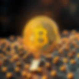 A visual representation of the Bitcoin blockchain.