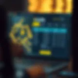 Visual representation of a cryptocurrency buy page interface