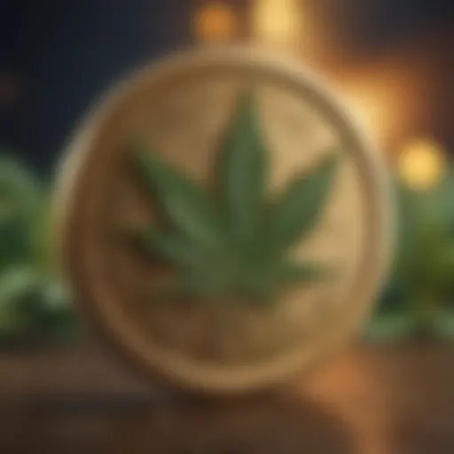 Symbolic representation of CannabisCoin