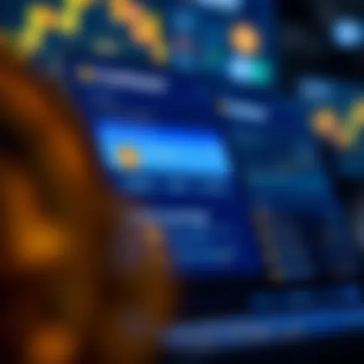 Detailed view of Coinbase Wallet interface showcasing features