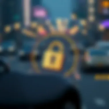 Security Protocols in Coinbase Wallet Visual representation of security protocols in Coinbase Wallet