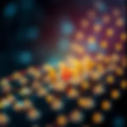 Visual representation of blockchain technology