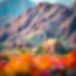 A vibrant digital representation of cryptocurrencies