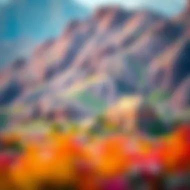 The Colorful Landscape of Cryptocurrencies A vibrant digital representation of cryptocurrencies