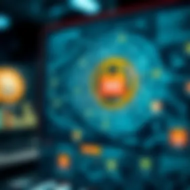 Diagram illustrating algorithms used in digital signature creation