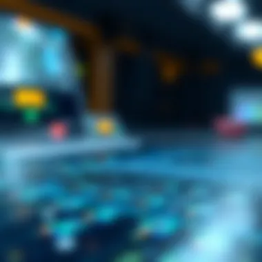 Futuristic depiction of digital signature technology in various industries