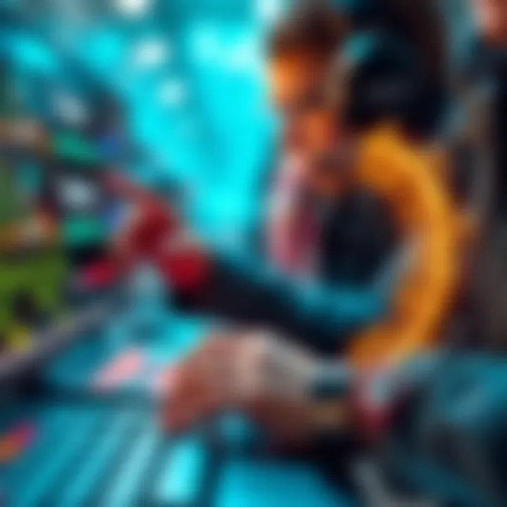 Illustration showcasing the concept of digital signatures in cryptography