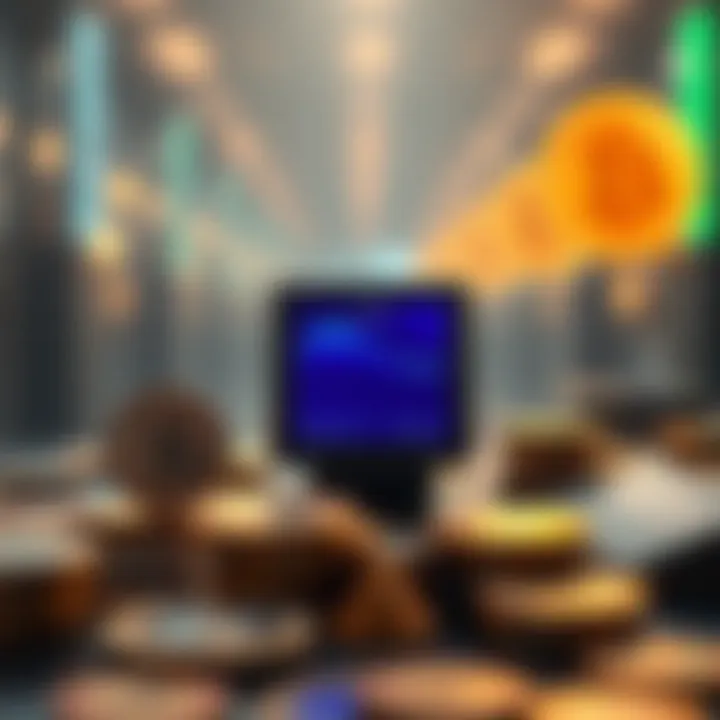 Infographic showing the role of currency converters in financial exchanges