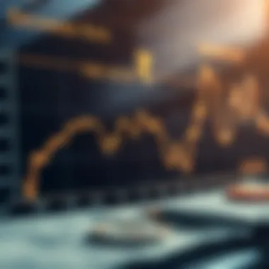 Graph illustrating exchange rate fluctuations between US dollars and Indian rupees