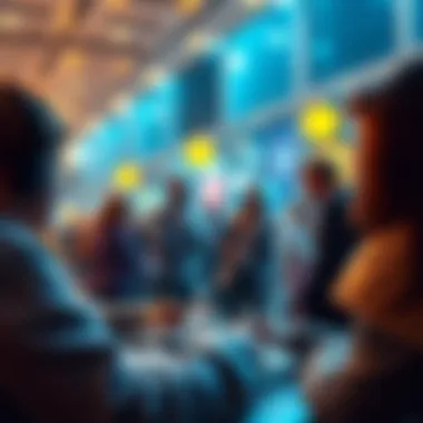 Illustration of community interaction on Twitter