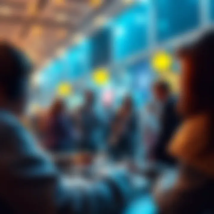 Illustration of community interaction on Twitter