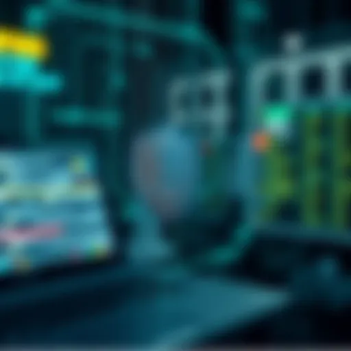 Conceptual representation of digital signatures in cybersecurity