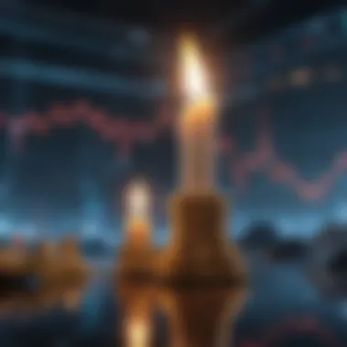 Candlestick chart illustrating NKN market trends