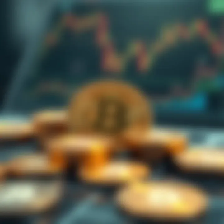 Cryptocurrency Market Analysis Illustration of a cryptocurrency market analysis