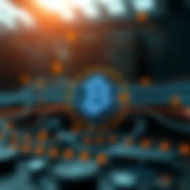 Illustration showing the relationship between hash rate and network security