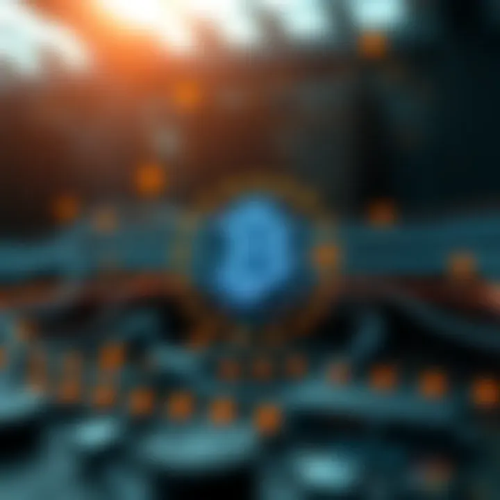 Illustration showing the relationship between hash rate and network security