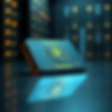 Sleek Hardware Wallet Design A secure hardware wallet showcasing its sleek design and advanced technology