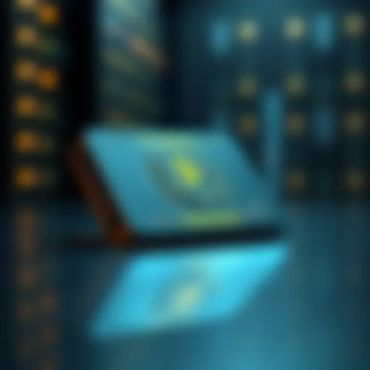 Sleek Hardware Wallet Design A secure hardware wallet showcasing its sleek design and advanced technology