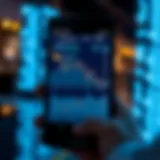 User Interface of TradingView Widget Overview of TradingView widget interface on Android