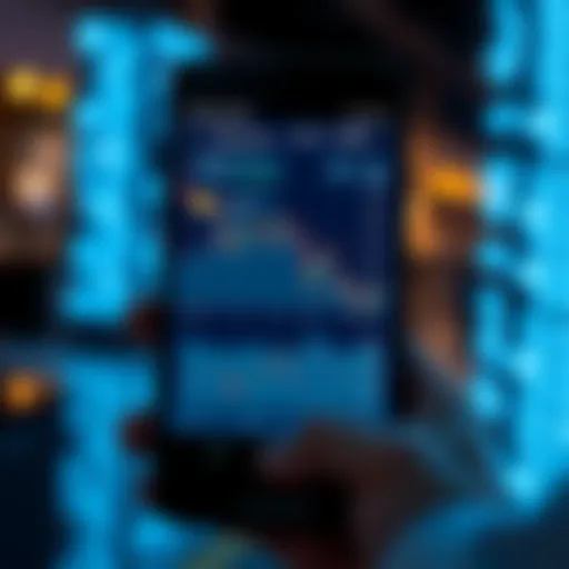 User Interface of TradingView Widget Overview of TradingView widget interface on Android