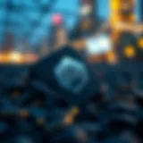 Visual representation of Trezor hardware wallet