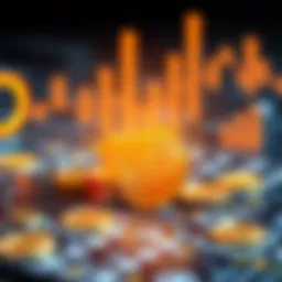 Visual representation of cryptocurrency financial structures