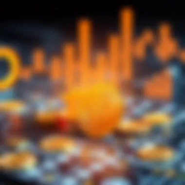 Visual representation of cryptocurrency financial structures