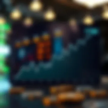 Graph showcasing market trends for helium crypto