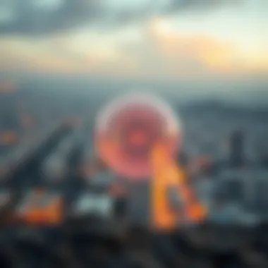 A conceptual image illustrating risks and opportunities in helium crypto