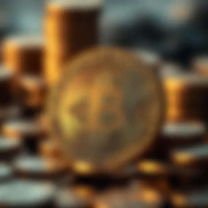 Symbolic representation of economic narratives through coins