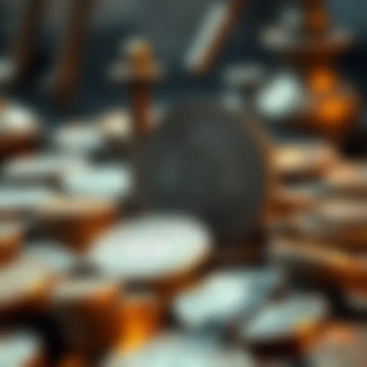 Minting process of historical coins