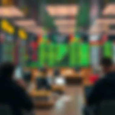 Screenshot of a cryptocurrency exchange