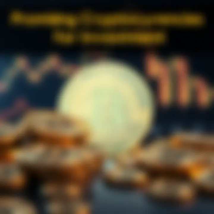 Infographic showcasing promising cryptocurrencies for investment