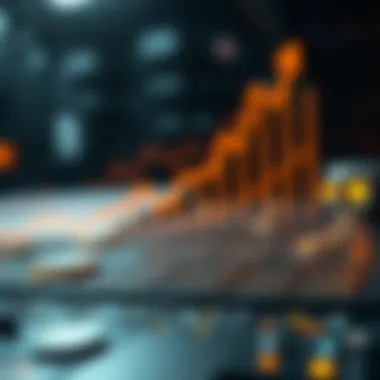 Market Trends in Cryptocurrency Mining Graph depicting market trends in cryptocurrency mining