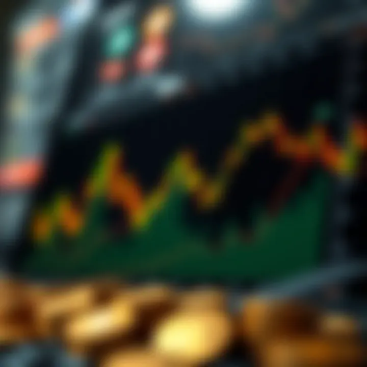 Cryptocurrency Market Trends Graph illustrating cryptocurrency market trends