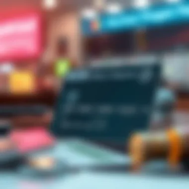 Currency exchange rates illustration