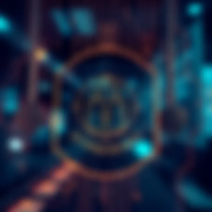 A graphical representation of security measures in cryptocurrency transactions.