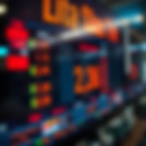 Real-Time Currency Exchange Rates Currency exchange rates displayed on a digital screen