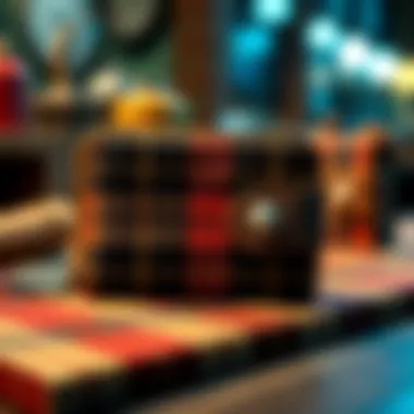 Cultural Depiction of Plaid Wallets Cultural significance of plaid wallets depicted in art