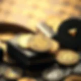 Types of Cryptocurrency Wallets An intricate illustration showcasing different types of cryptocurrency wallets.