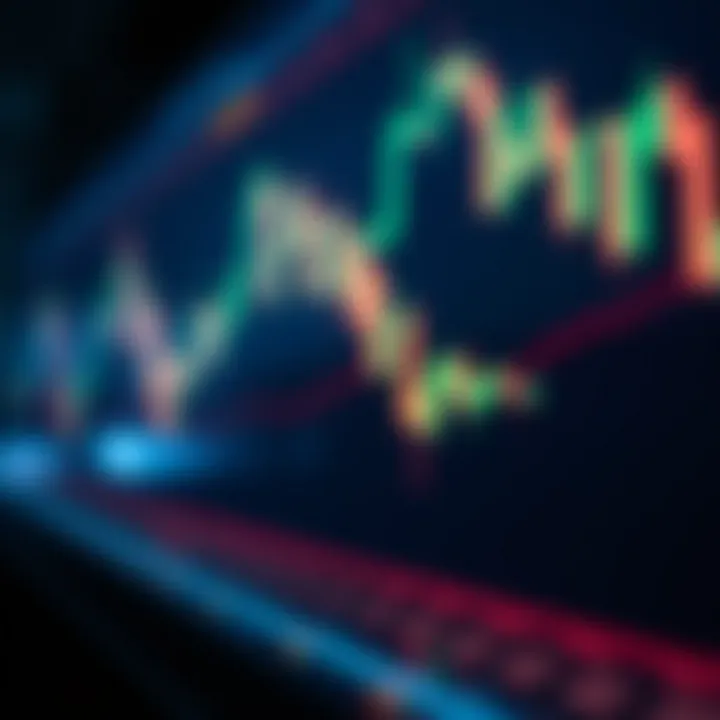 A visually striking representation of different candlestick patterns