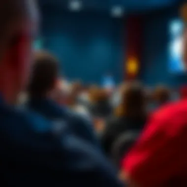 Audience interaction during a live presentation