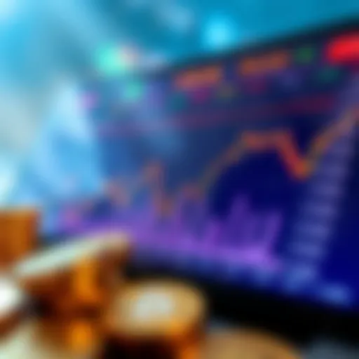 Cryptocurrency Price Trends Analysis Graph showing cryptocurrency price trends