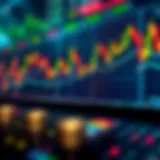 Visual representation of cryptocurrency trading dynamics