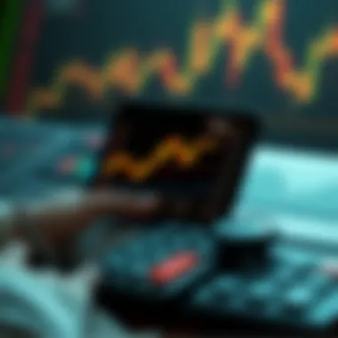 Enhancing Trading Strategies with Calculators Conceptual chart showing trading strategies enhancement