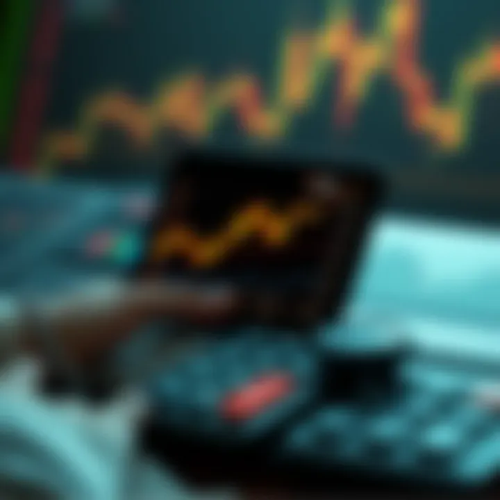 Enhancing Trading Strategies with Calculators Conceptual chart showing trading strategies enhancement